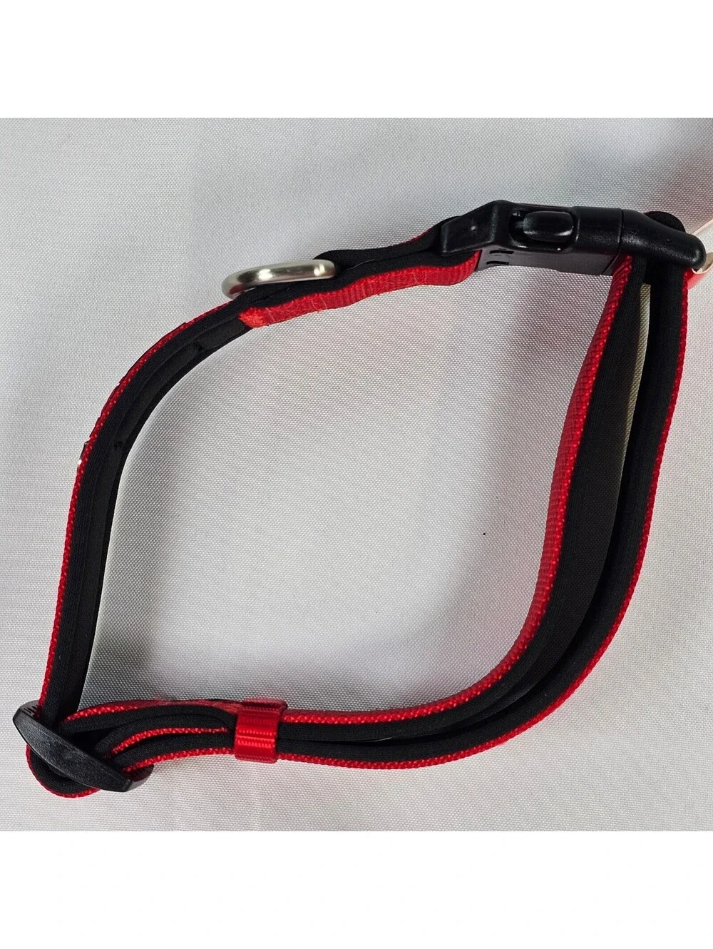 New KONG Comfort Padded Dog Collar Red XL Adjustable 20-28 Inch 20KG490924